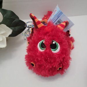 New Stuffies Baby Blaze the Dragon Stuffy Free Friendship Bracelets Red Ornage